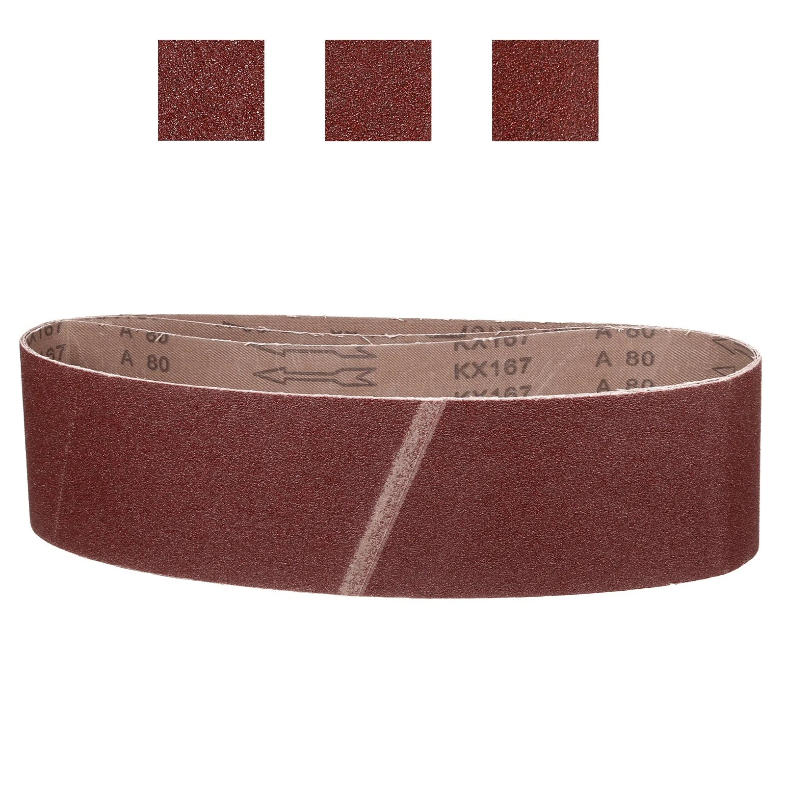 6 x 48 Inch Sanding Belt,3 Pcs 40/60/80 Grit Knife Sharpener Belts
