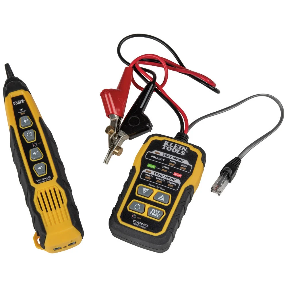 Tone & Probe PRO Electrical Wire Tracing Set, Batteries and Carrying Pouch