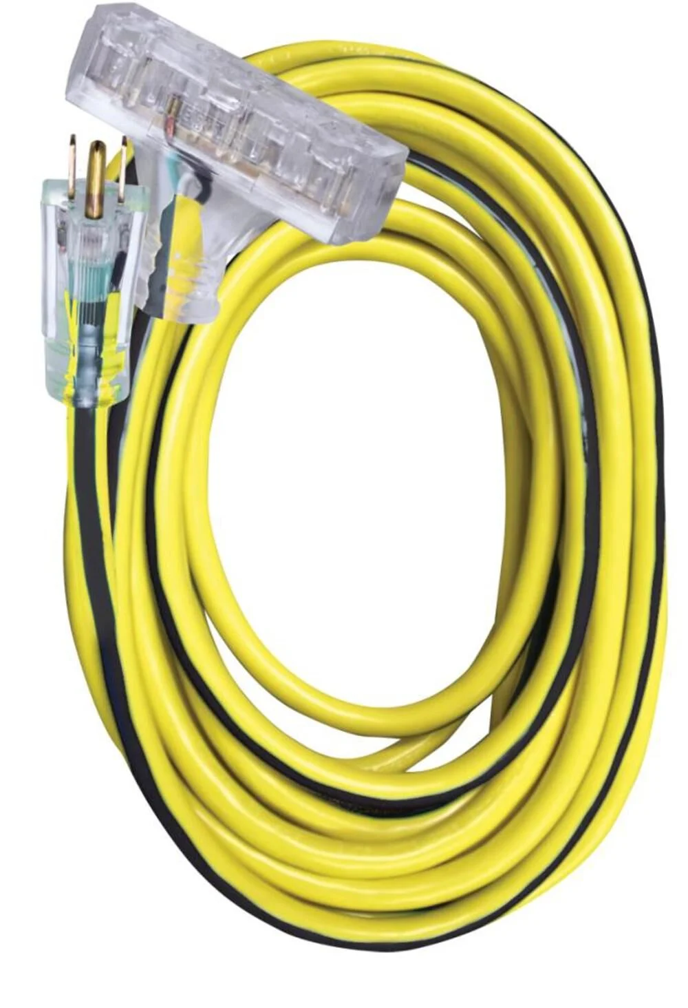 Voltec 50 Ft. 12/3 SJTW UG Extension Cord 3-Outlet