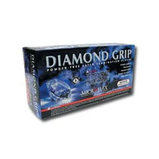 Medium Diamond Grip, latex, powder free, Gloves 100 Per Box