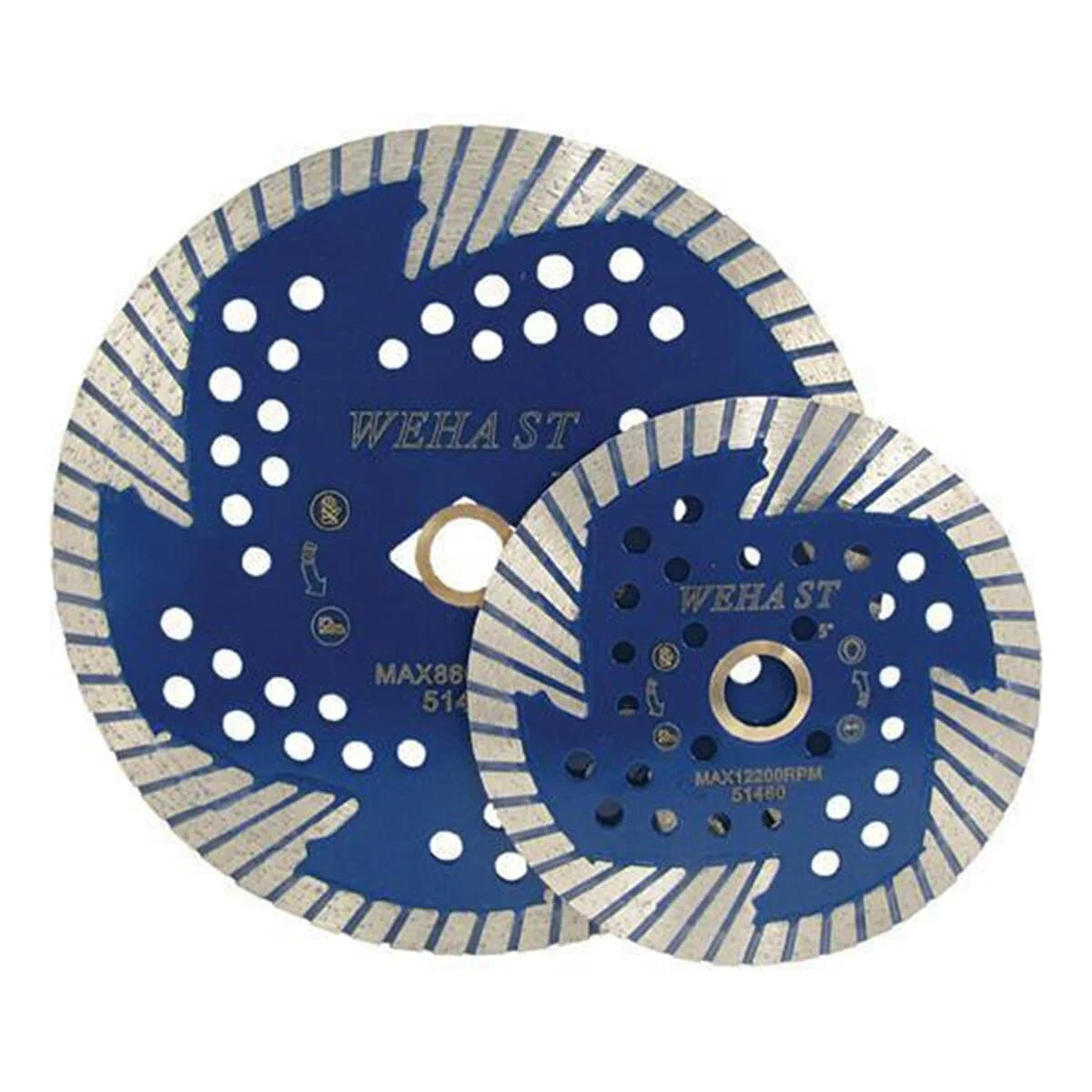 WEHA 5" ST Side Cut Quad Diamond Turbo Blade