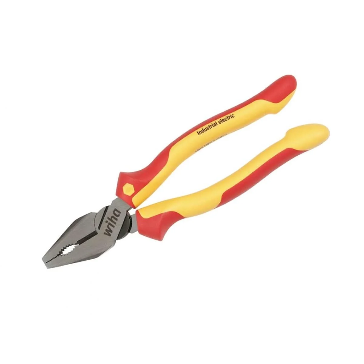 Wiha 32930 Insulated Industrial High Leverage Combination Pliers 8"