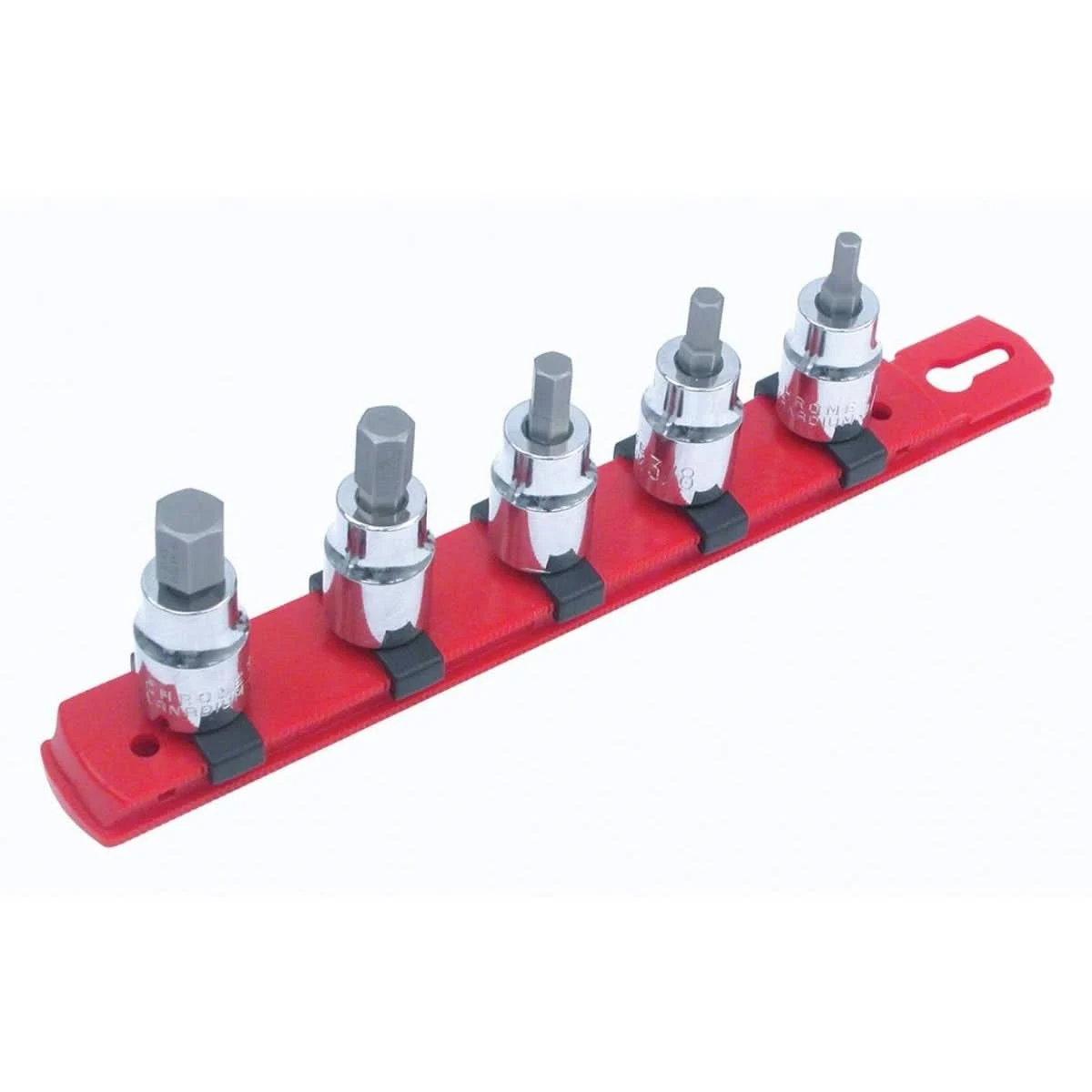 Wiha 71394 Hex Metric Bit Socket 3/8" Square Drive 5 Piece Set