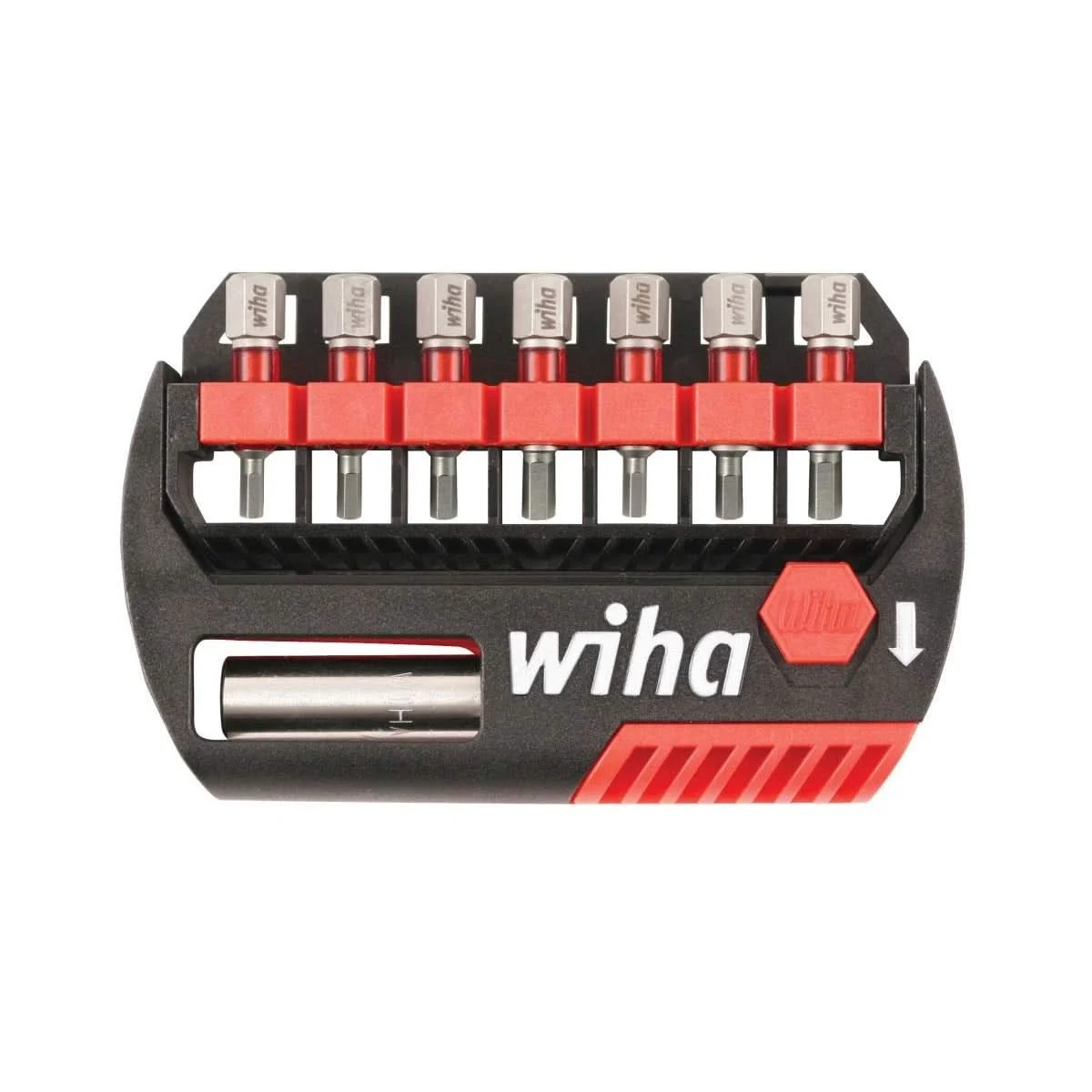 Wiha 76893 Terminator Impact Insert Bit Buddy Hex Inch/Metric 8 Piece Set