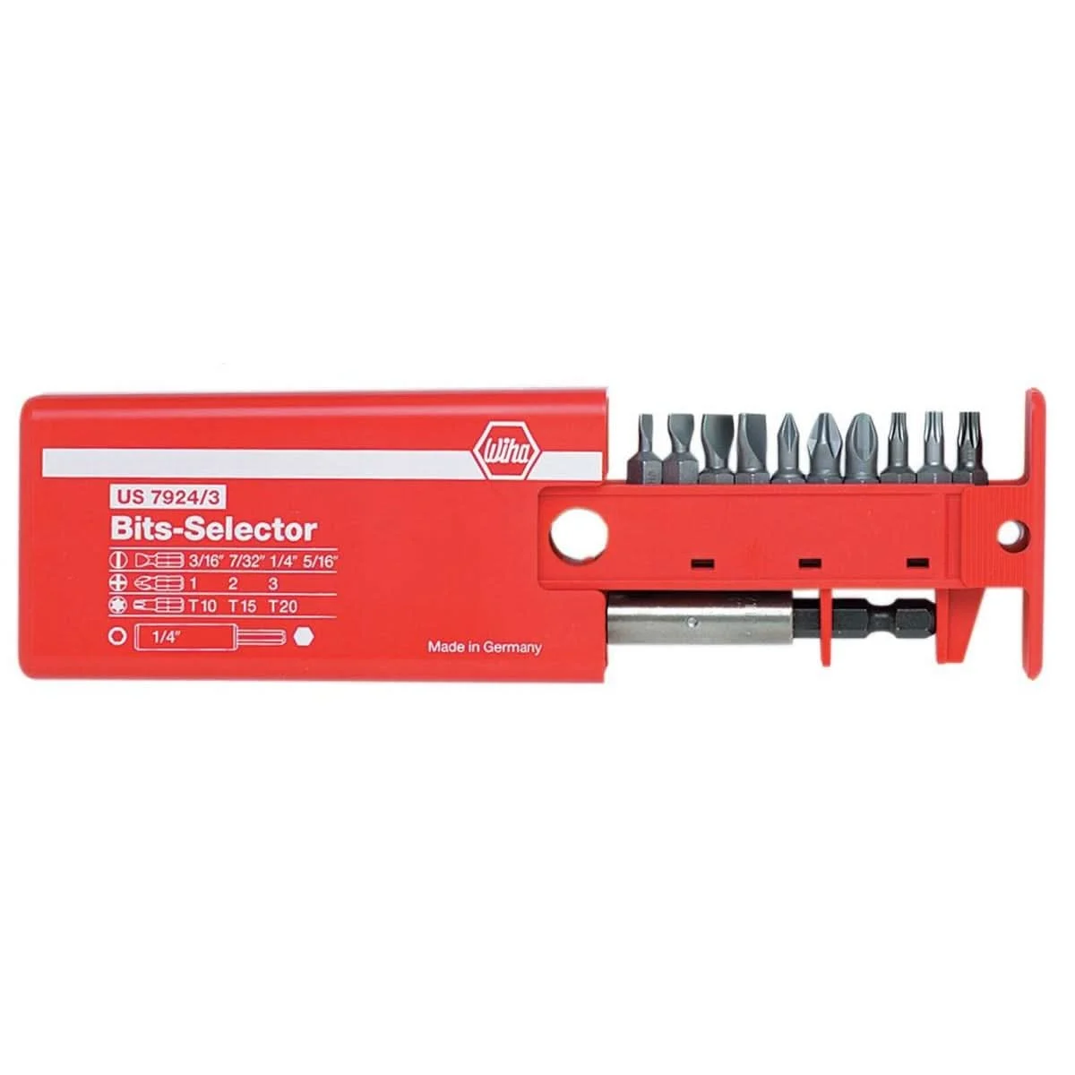 Wiha 79243 Slotted/Phillips/Torx Bit Selector Set