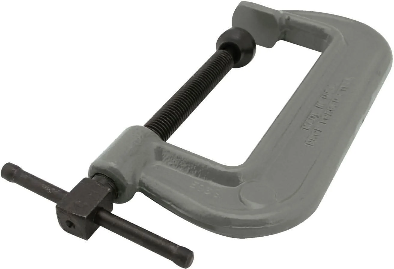 Wilton 14581 8-FC, "O" Series Bridge C-Clamp - Full Closing Spindle, 0" - 8-1/2" Jaw Opening, 4-1/8" Throat Depth