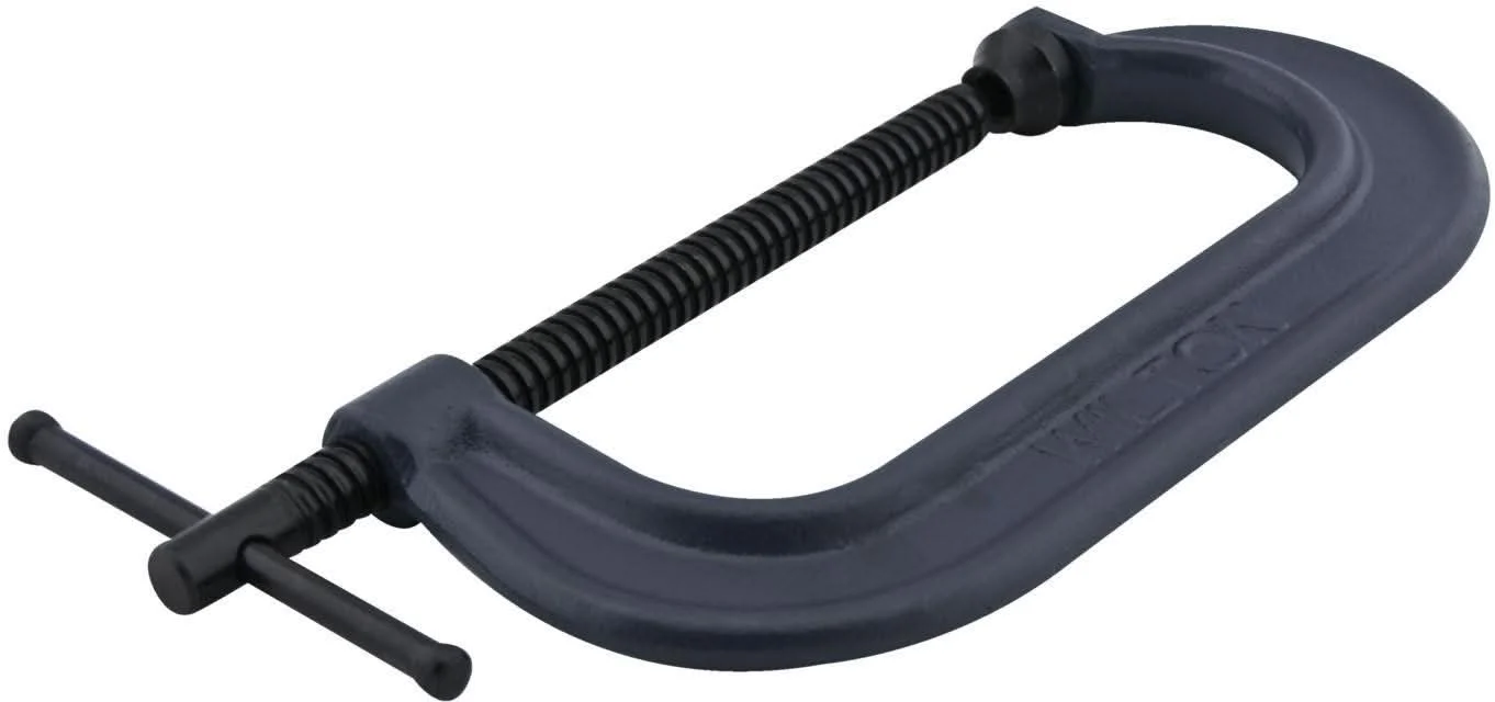 Wilton 14756 800 Series Standard Depth Drop Forged C-Clamp, 0 - 6" Opening, 2-15/16" Throat