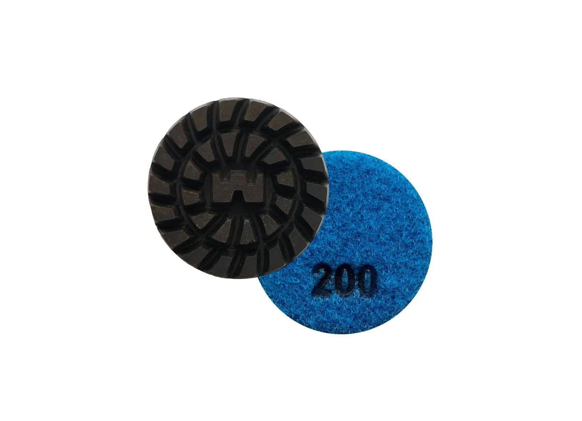 WS Resin 3" Diamond Concrete Polishing Pads (Set of 9)