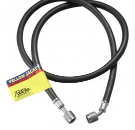 Yellow Jacket 16925 NHA-300 25' Ammonia Charging Hose, 1/4" Str. fl. x 1/4" 45°