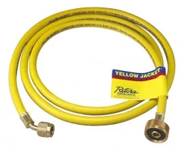 Yellow Jacket 18072 CVH-72 72" New Cylinder Hose, 1/4" Female flare x 3/4" NPS, 1/4" Original