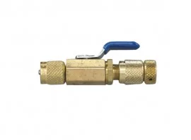 Yellow Jacket 18981 CRT Vacuum Charge Valve without side port, 5/16" Female x 5/16" Male