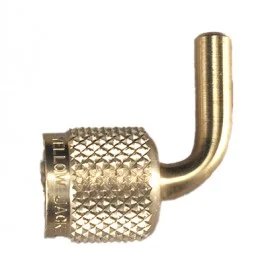Yellow Jacket 19084 Vacuum Fitting with CH20 gasket, 1/4" 90° Female fl.