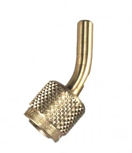 Yellow Jacket 19086 Vacuum Fitting with CH11 gasket, 3/8" 45° Female fl.