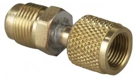 Yellow Jacket 19114 6818 Quick Coupler, 3/8" Female x 1/2" Male flare