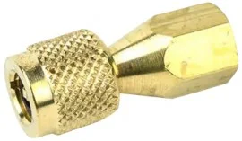 Yellow Jacket 19118 Quick Coupler, 1/4" Female Str. x 1/4" NPT Female