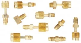 Yellow Jacket 19156 Quick Coupler, 14 mm Male x 3/8" Male flare