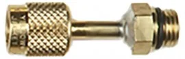 Yellow Jacket 19158 Quick Coupler, 1/2" Acme Female x 14 mm Male fl., R-134a