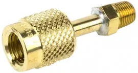 Yellow Jacket 19168 Quick Coupler, 1/2" Acme Female x 1/8" Male pipe, R-134a