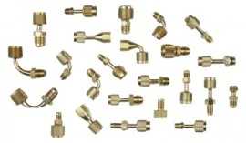 Yellow Jacket 19203 6826 Quick Coupler, 3/8" Female 90° x 3/8" Male flare