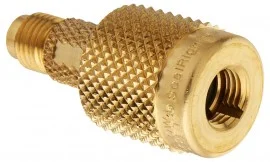 Yellow Jacket 19208 Quick Coupler, 1/4" SealRight™ 45° x 1/4" Male flare, R-12