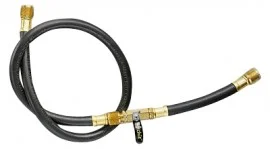 Yellow Jacket 19672 BCB-72 72" Heavy Duty Hose, 3/8" straight x 3/8" 45°, PLUS II™, 3/8"