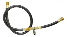 Yellow Jacket 20260 BCSA-60 60" Heavy Duty Hose, 1/4" straight x 1/4" 45°, PLUS II™, 3/8"