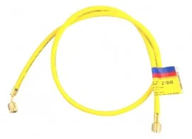 Yellow Jacket 21110 HAV-120 10' Yellow Charging Hose, HAV standard fitting, PLUS II™ 1/4"
