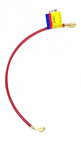 Yellow Jacket 21636 HAV-36 36" Red Charging Hose, HAV standard fitting, PLUS II™ 1/4"