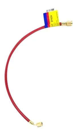 Yellow Jacket 21660 HAV-60 60" Red Charging Hose, HAV standard fitting, PLUS II™ 1/4"