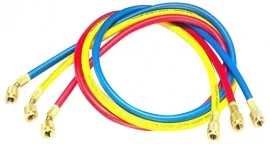 Yellow Jacket 21981 HAV-36RB and HAV-72Y Multi-length Hoses, HAV standard fitting, PLUS II™ 1/4" charging hose, 3-pack