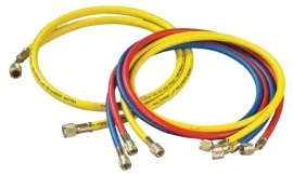 Yellow Jacket 21990 HAV-60 RYB and BBA-60 Multi-Length Charging Hoses, 4-pack