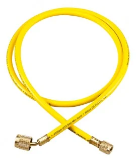 Yellow Jacket 22048 HAVS-48 48" Yellow Hose with SealRight fitting, PLUS II™, 1/4"