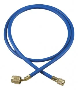 Yellow Jacket 22248 HAVS-48 48" Blue Hose with SealRight fitting, PLUS II™, 1/4"