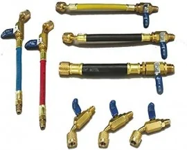 Yellow Jacket 29211 FlexFlow Hose-Blue, 1/4 to 5/16"
