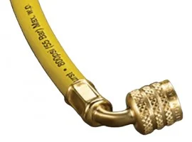 Yellow Jacket 30660 Yellow Plus II™ Hose with 1/4" LH to 1/4" RH, 90° fitting, 60"