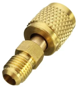 Yellow Jacket 40801 R-410A Adapter Kit, 1/4 To 5/16" service fitting
