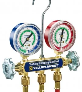 Yellow Jacket 41314 Series 41 Manifold with Case, HA-36RYB, R404A
