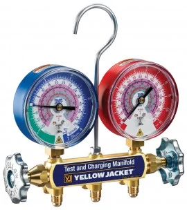 Yellow Jacket 41867 Series 41 Hydrocarbon 2-Valve Manifold