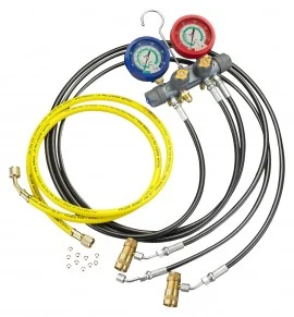 Yellow Jacket 45930 CO2 Transcritical Test and Charging Manifold with Quick Couplers