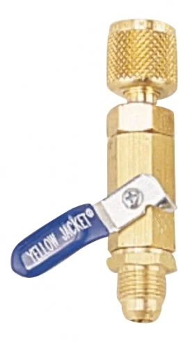 Yellow Jacket 93846 Ball valve, 3/8" SAE male flare x female flare