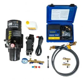 Yellow Jacket 93886 SuperEvac® Evacuation 1/2" System III, with 2-valve manifold, 48" vacuum hoses and 2 valves and 8 CFM SuperEvac pump